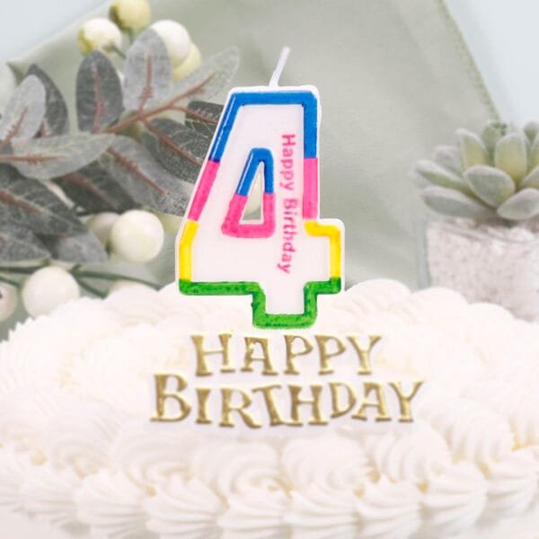 شموع ارقام واعداد